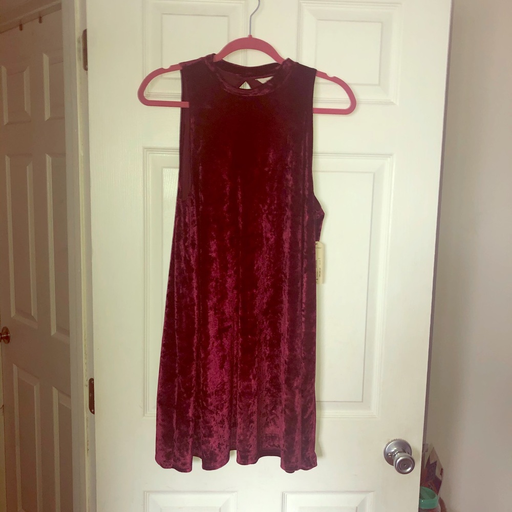 Short Velvet like dress